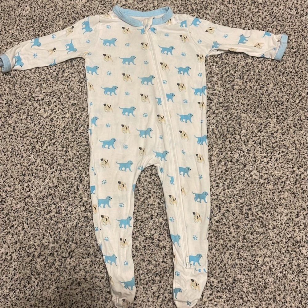 Kyte Baby Woof Zip Footie size 3-6m